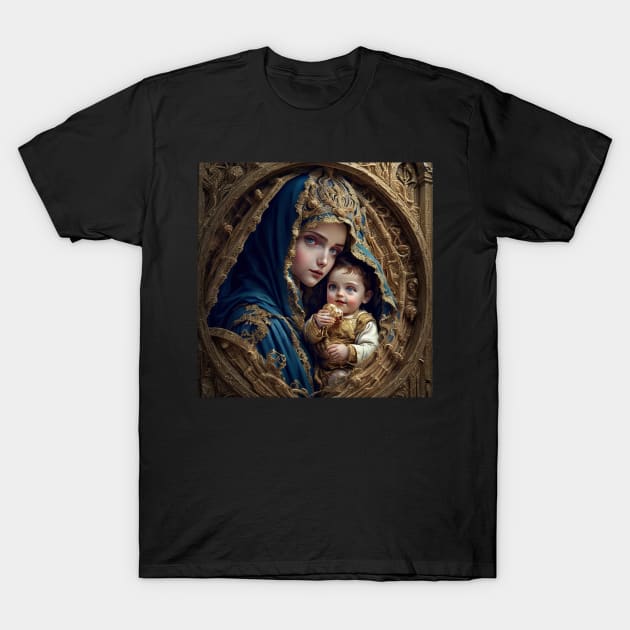 Madonna and Child T-Shirt by PSYOP Industries 